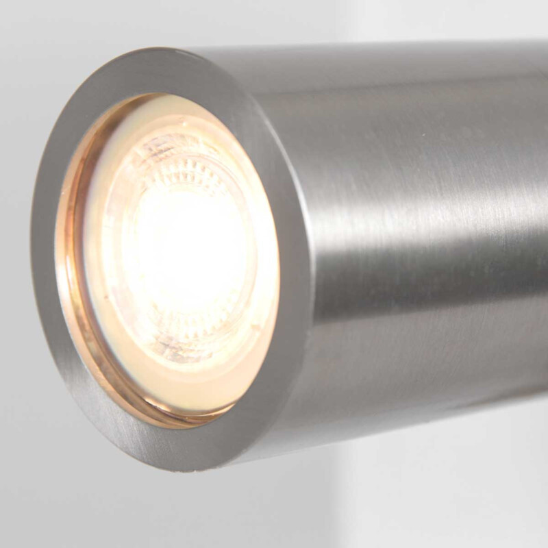 Aplique de pared gris con soporte y cargador para móvil Mexlite Upround acero - Imagen 4