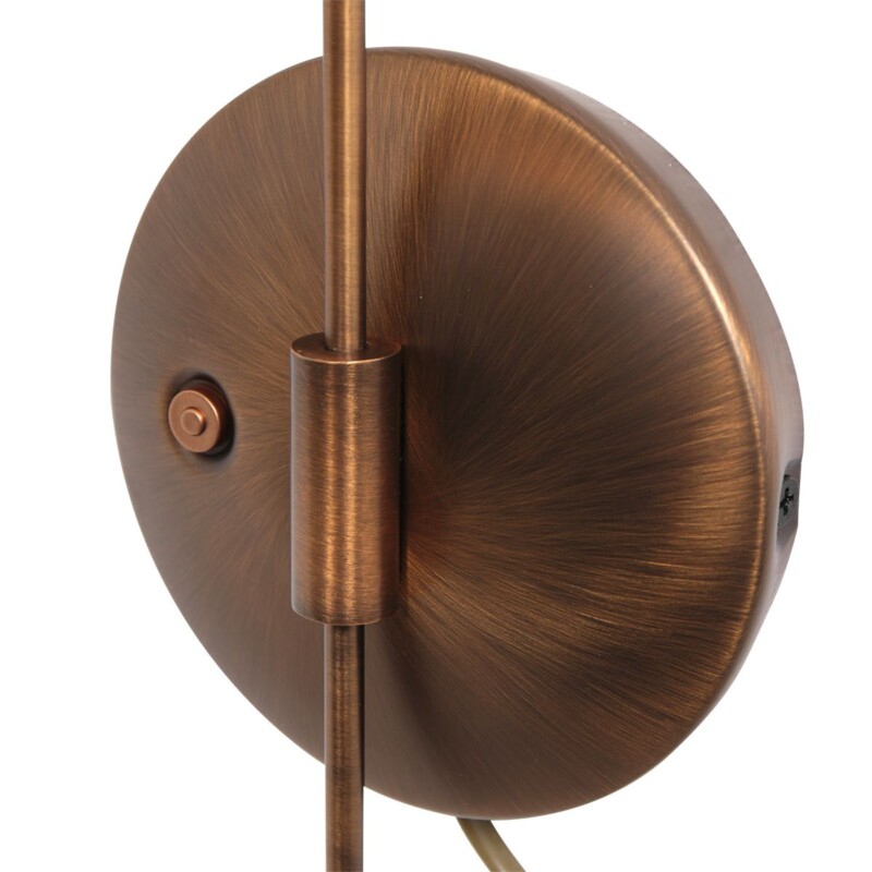 Aplique de pared clásica de metal y vidrio bronce Steinhauer Sovereign classic - Imagen 11