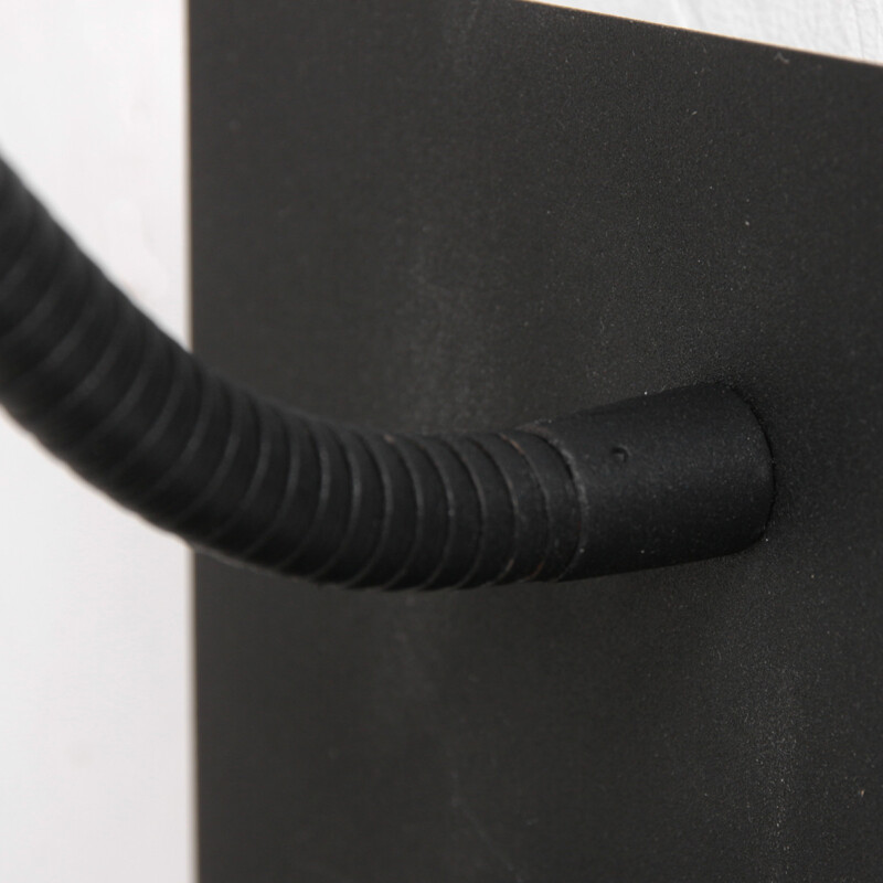 Lámpara de pared cuadrada moderna y flexible negra Mexlite Upround - Imagen 14