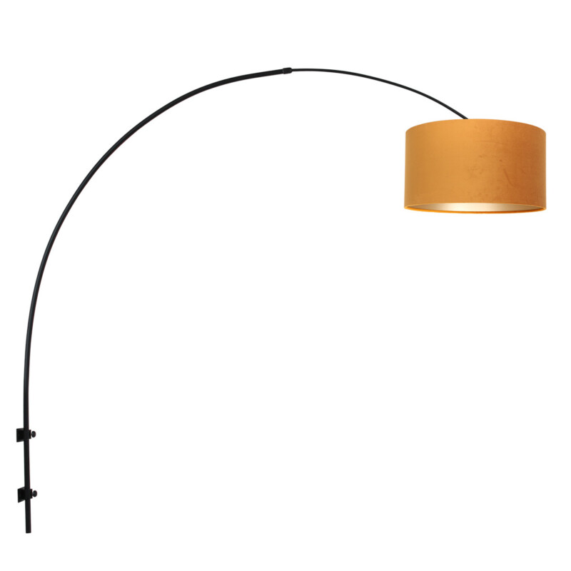 Aplique de pared/ pantalla Steinhauer Sparkled light dorado y negro - Imagen 2