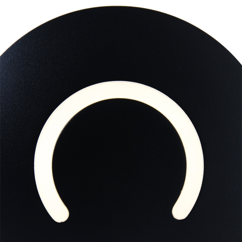 Aplique de pared redondo negro Steinhauer - Imagen 6