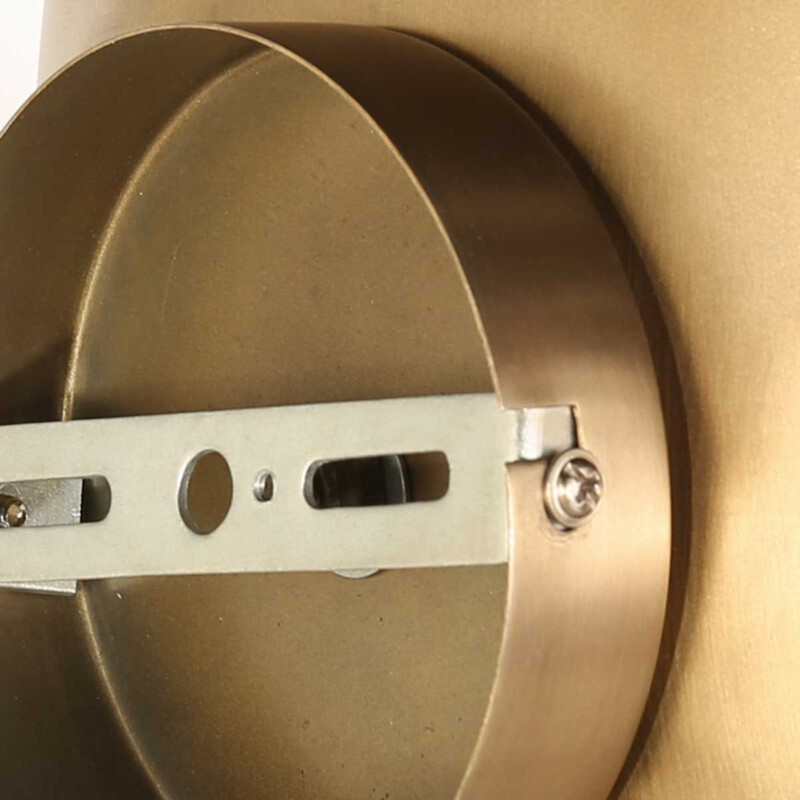 Aplique de pared retro dorado en forma de huevo Anne Light & Home Brass bronce - Imagen 10