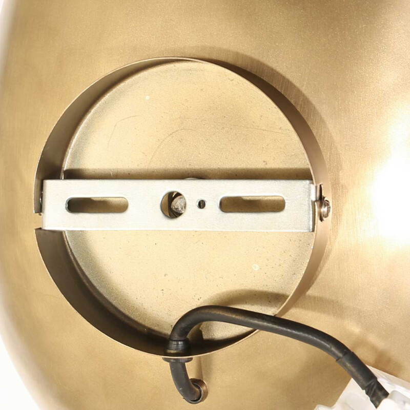Aplique de pared retro dorado en forma de huevo Anne Light & Home Brass bronce - Imagen 11