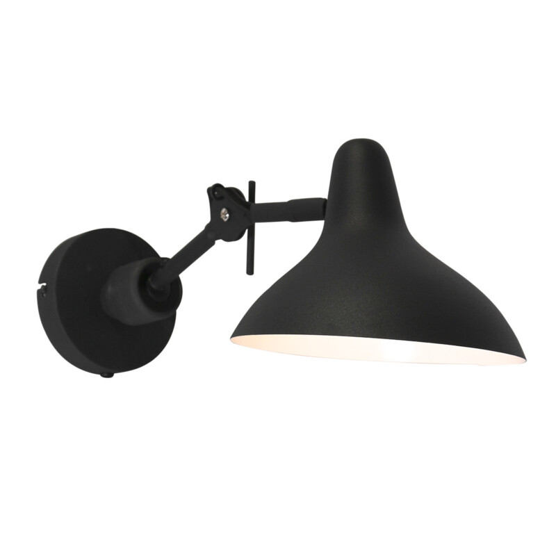 Aplique de pared retro negro Anne Lighting Kasket - Imagen 2