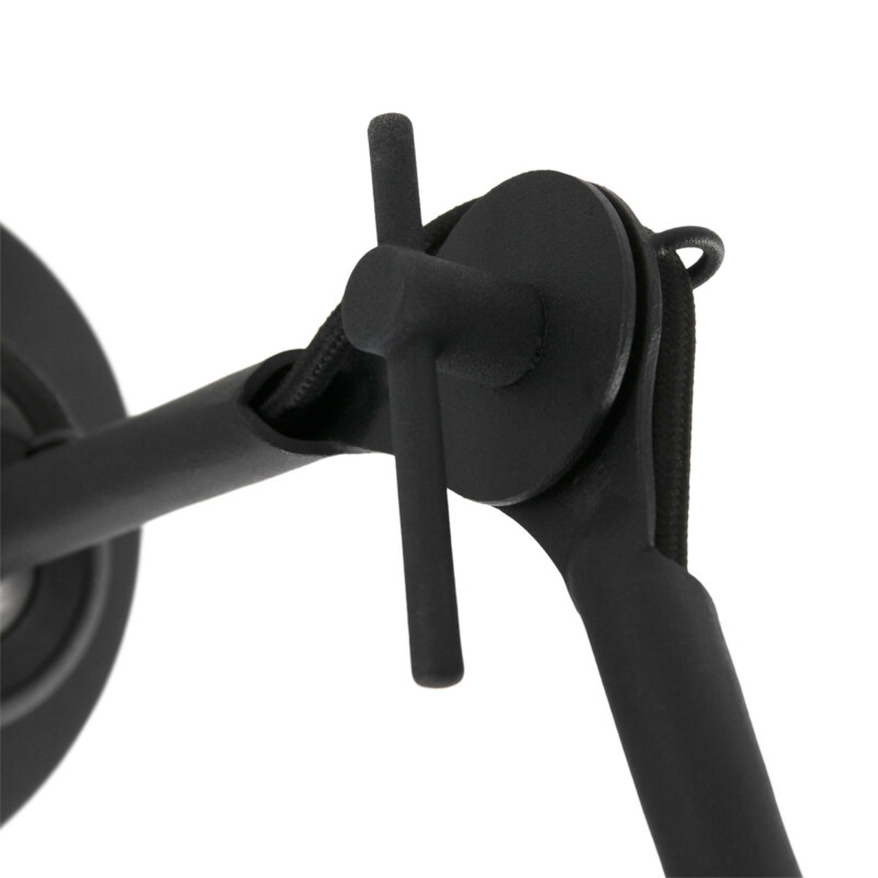 Aplique de pared retro negro Anne Lighting Kasket - Imagen 4