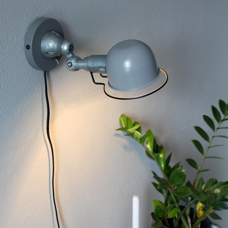 Lámpara de pared industrial redonda verde ajustable Mexlite Davin - Imagen 4