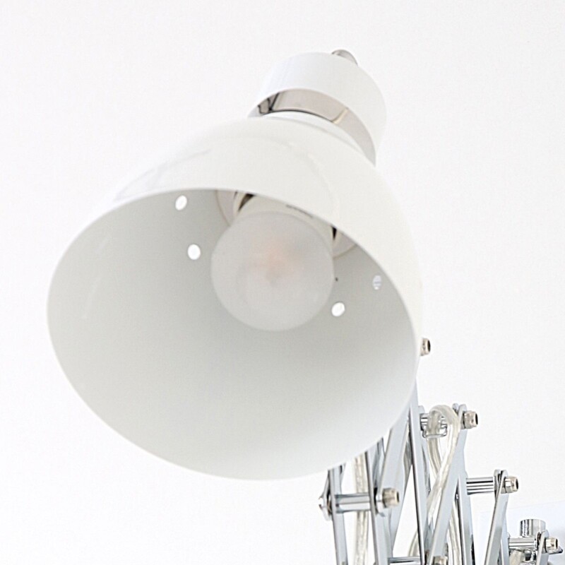 Lámpara colgante industrial de metal blanco con brazo articulado Steinhauer Spring - Imagen 11