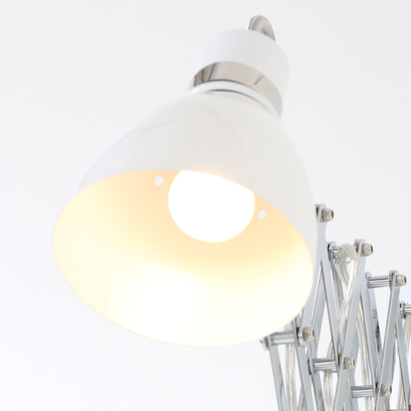Lámpara colgante industrial de metal blanco con brazo articulado Steinhauer Spring - Imagen 5