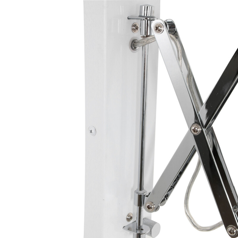 Lámpara colgante industrial de metal blanco con brazo articulado Steinhauer Spring - Imagen 6