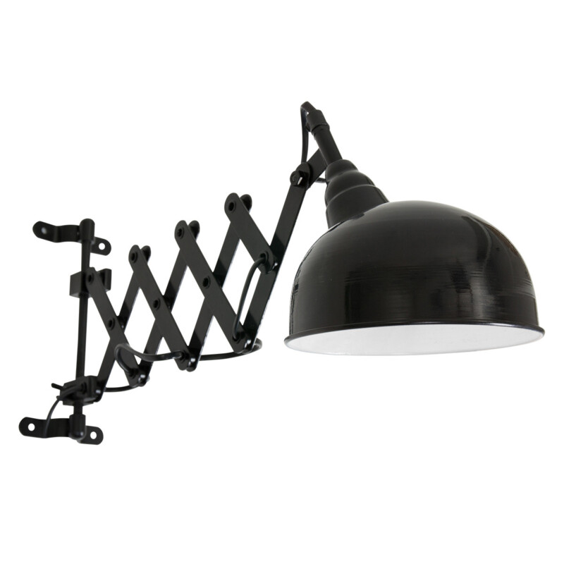 Lámpara de pared retro de metal negro Steinhauer Yorkshire - Imagen 2