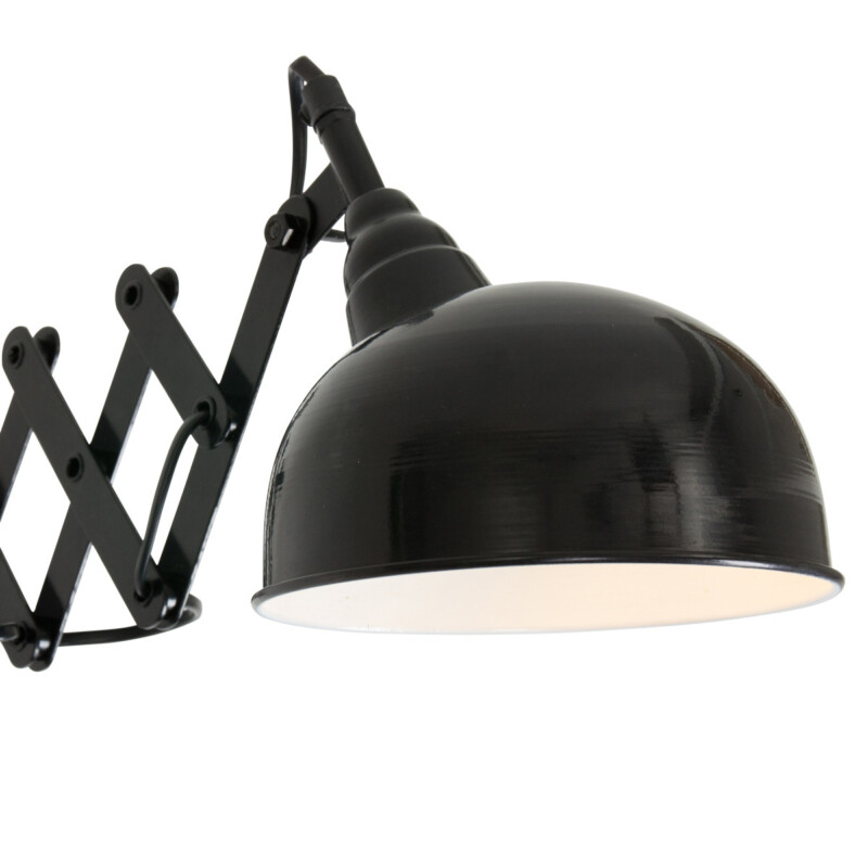 Lámpara de pared retro de metal negro Steinhauer Yorkshire - Imagen 6