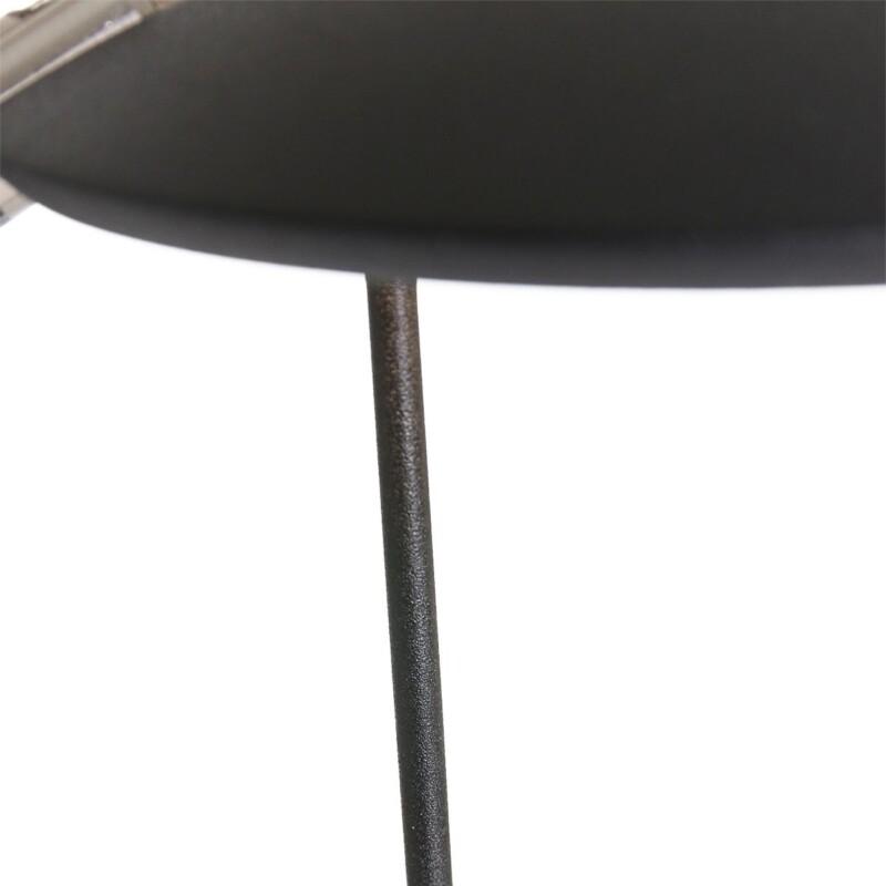Aplique de pared moderna de metal y plástico negro Steinhauer Zodiac LED - Imagen 11