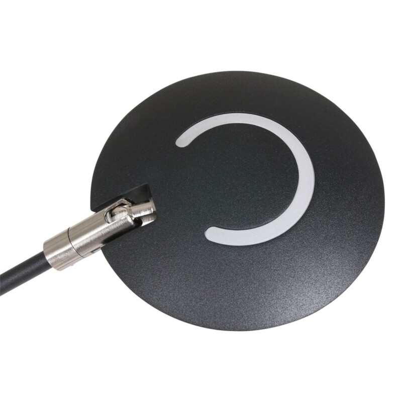 Aplique de pared moderna de metal y plástico negro Steinhauer Zodiac LED - Imagen 12