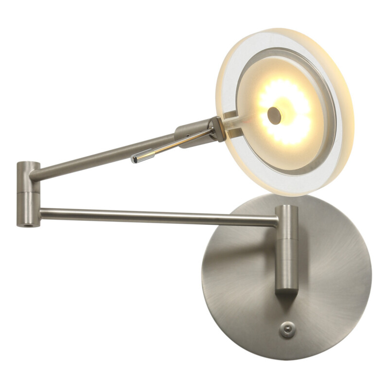 Aplique LED de acero Steinhauer Turound - Imagen 2