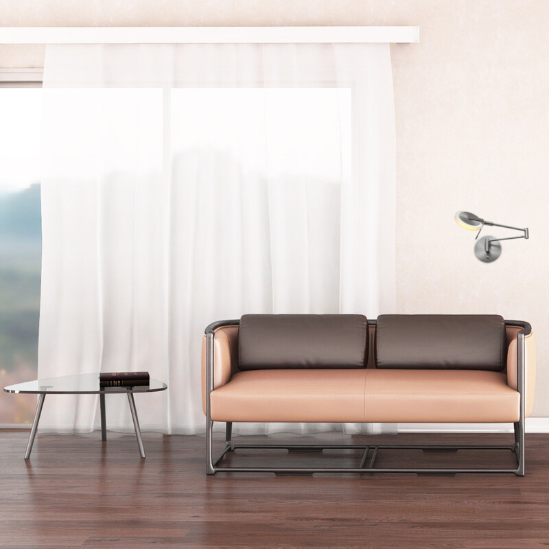 Aplique LED de acero Steinhauer Turound - Imagen 3