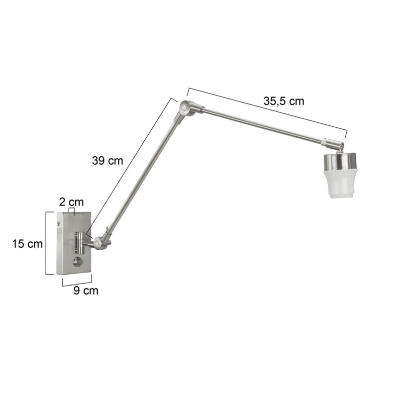 Aplique moderno articulado Steinhauer Gramineus - Imagen 6