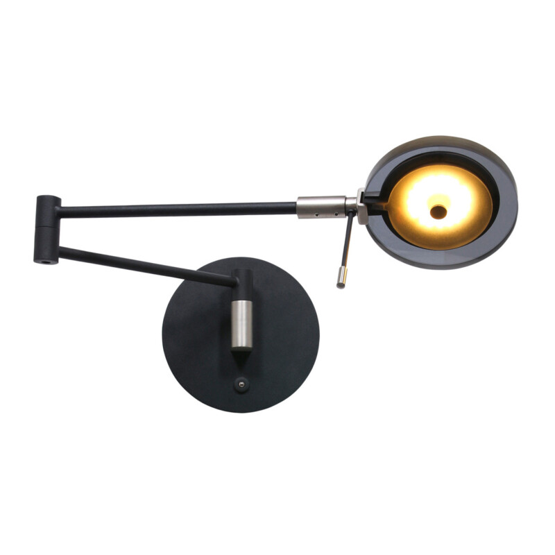 Aplique negro LED Steinhauer Turound - Imagen 2