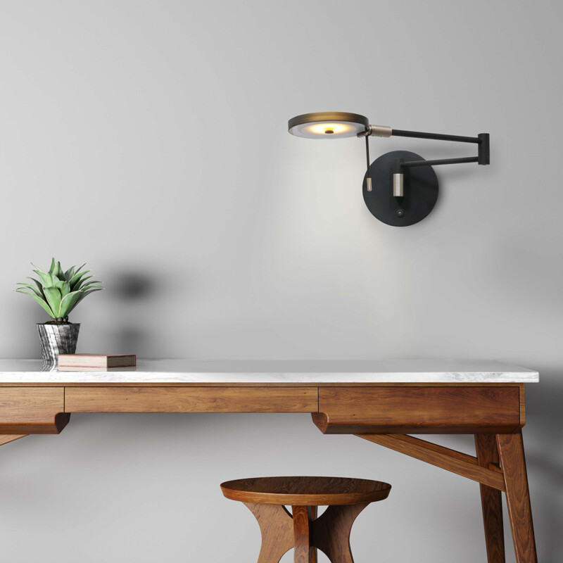 Aplique negro LED Steinhauer Turound - Imagen 3