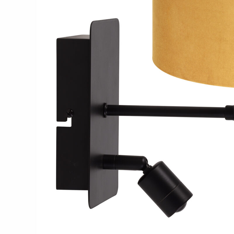 Aplique ocre con foco de lectura Light & Living Montana - Imagen 4