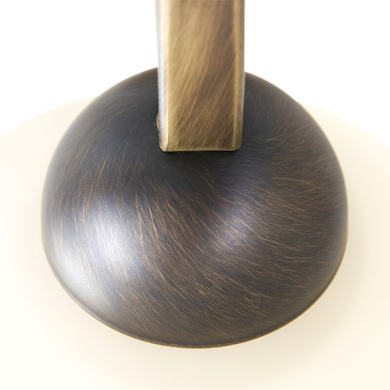 Aplique de pared de bronce con pantalla de vidrio marmolado Steinhauer Capri - Imagen 3