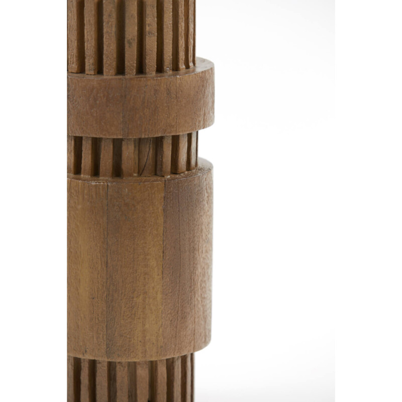 Base de lámpara de madera con relieves Light and Living Sakura - Imagen 5