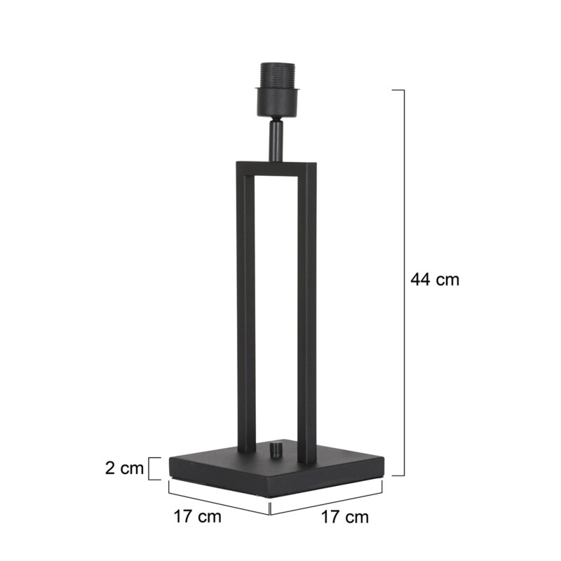 Base de lámpara de mesa negra Steinhauer Stang - Imagen 7