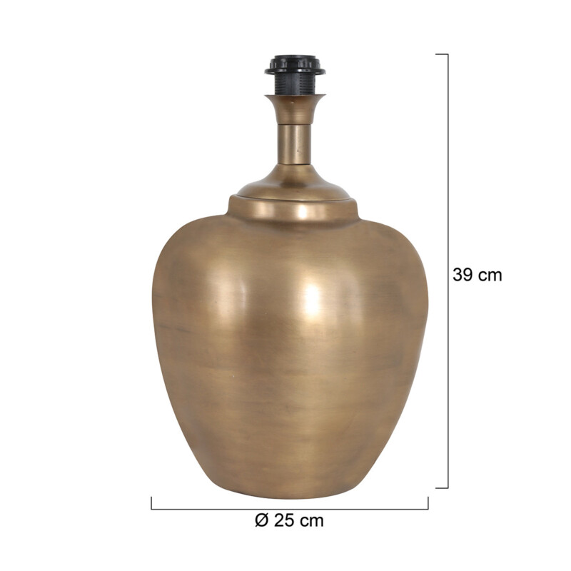 Base de lámpara jarrón bronce Steinhauer Brass - Imagen 7