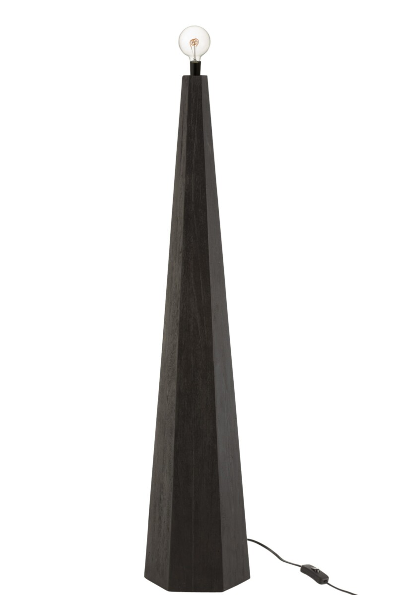 Base de lámpara moderna negra para lámpara de mesa Jolipa Octogonal - Imagen 4