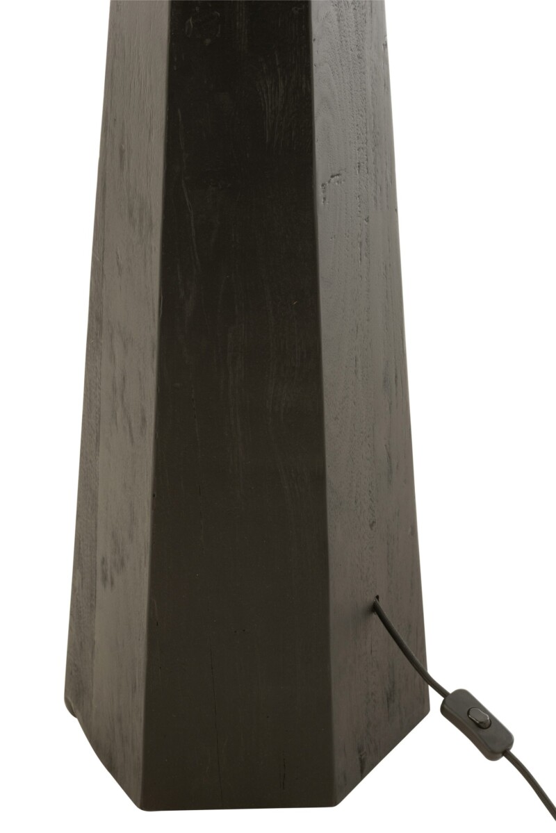 Base de lámpara moderna negra para lámpara de mesa Jolipa Octogonal - Imagen 6
