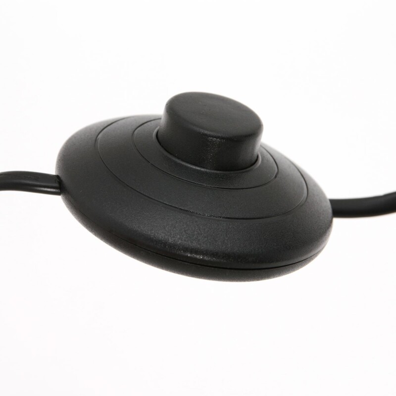 Lámpara de pie trípode de madera natural / metal negro Mexlite Triek - Imagen 14