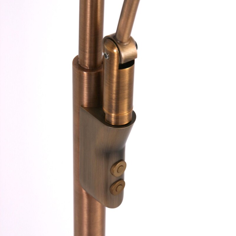 Lámpara de pie clásica de plástico y metal bronce Steinhauer Zenith LED - Imagen 11
