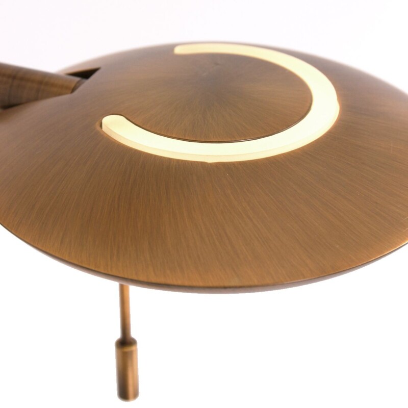 Lámpara de pie clásica de plástico y metal bronce Steinhauer Zenith LED - Imagen 12