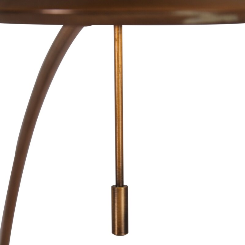Lámpara de pie clásica de plástico y metal bronce Steinhauer Zenith LED - Imagen 14