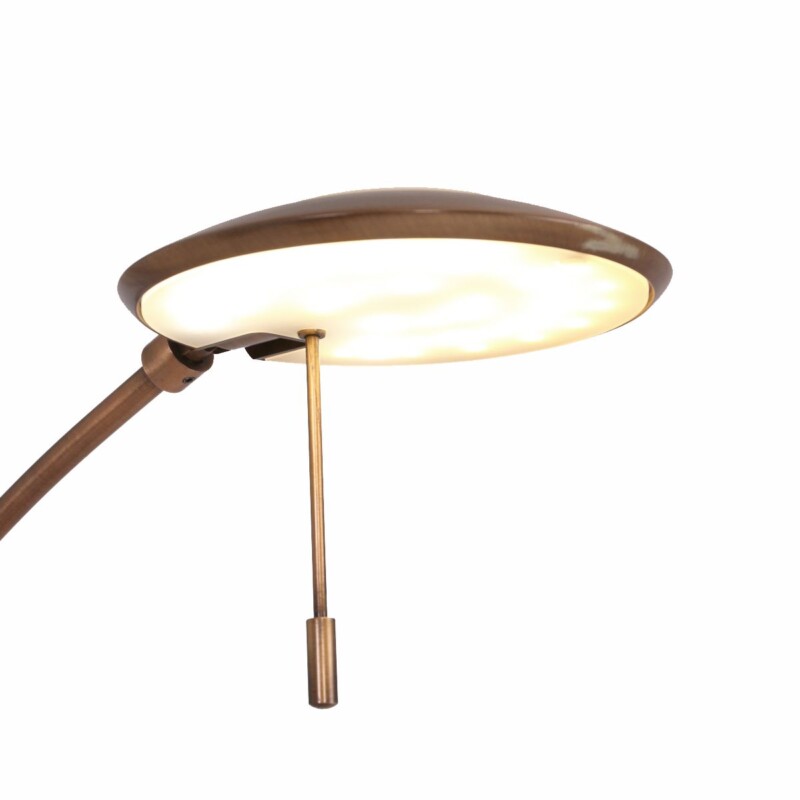 Lámpara de pie clásica de plástico y metal bronce Steinhauer Zenith LED - Imagen 16