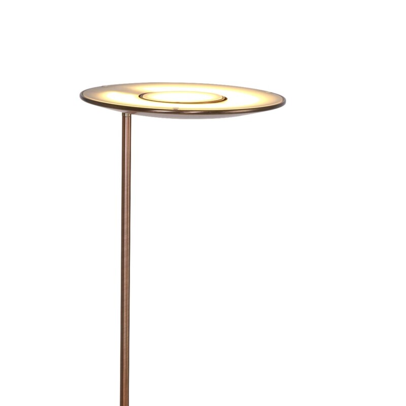 Lámpara de pie clásica de plástico y metal bronce Steinhauer Zenith LED - Imagen 18