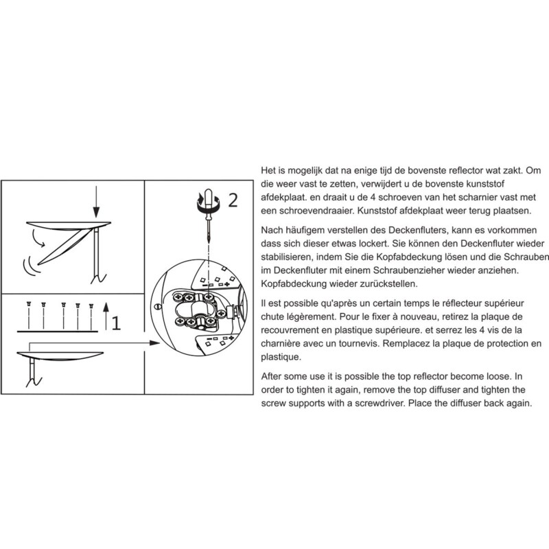 Lámpara de pie clásica de plástico y metal bronce Steinhauer Zenith LED - Imagen 20
