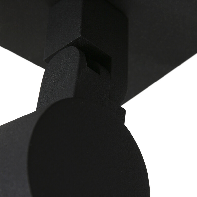 Foco moderno de metal negro Steinhauer Points noirs - Imagen 3