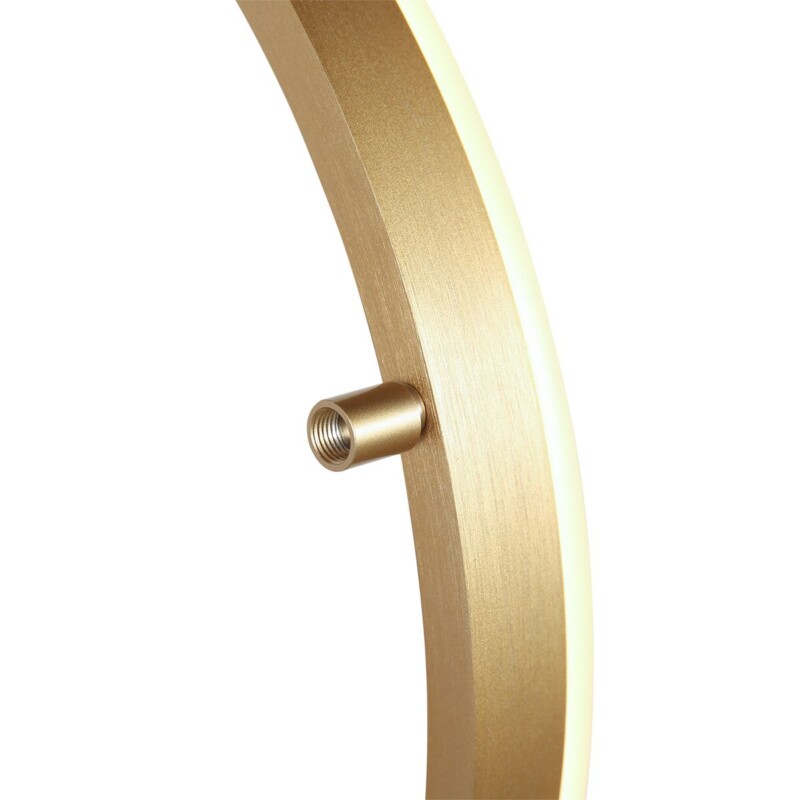 Elegante Lámpara de Techo Mate Negra con Detalle Dorado Steinhauer Mykty dorado - Imagen 11