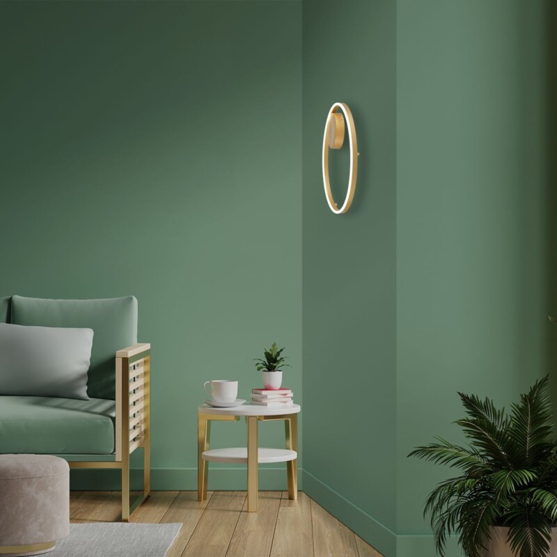 Elegante Lámpara de Techo Mate Negra con Detalle Dorado Steinhauer Mykty dorado - Imagen 3