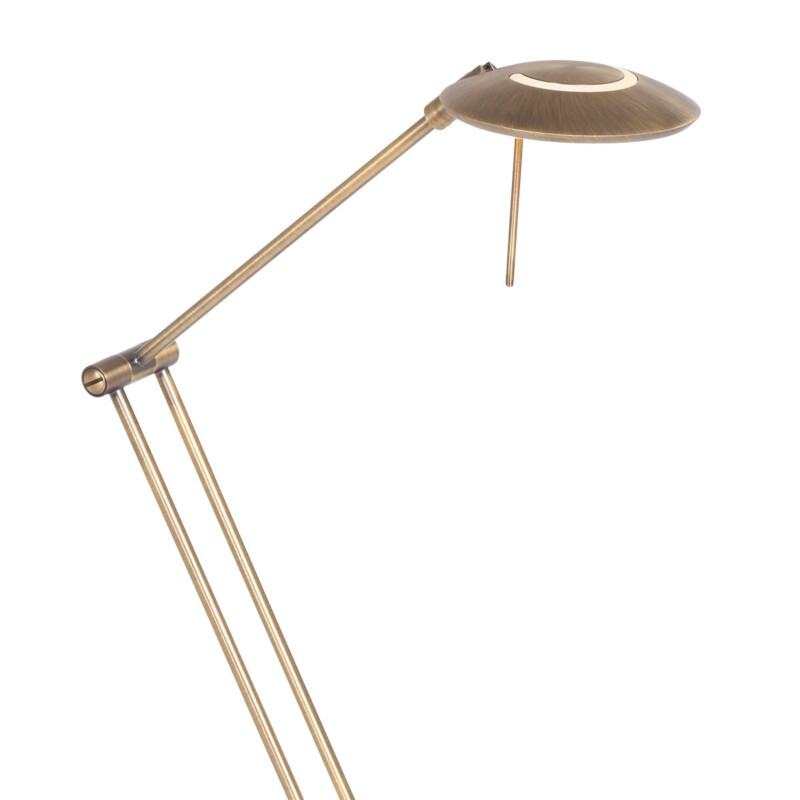Lámpara de mesa clásica de metal y plástico marrón Steinhauer Zodiac LED - Imagen 9