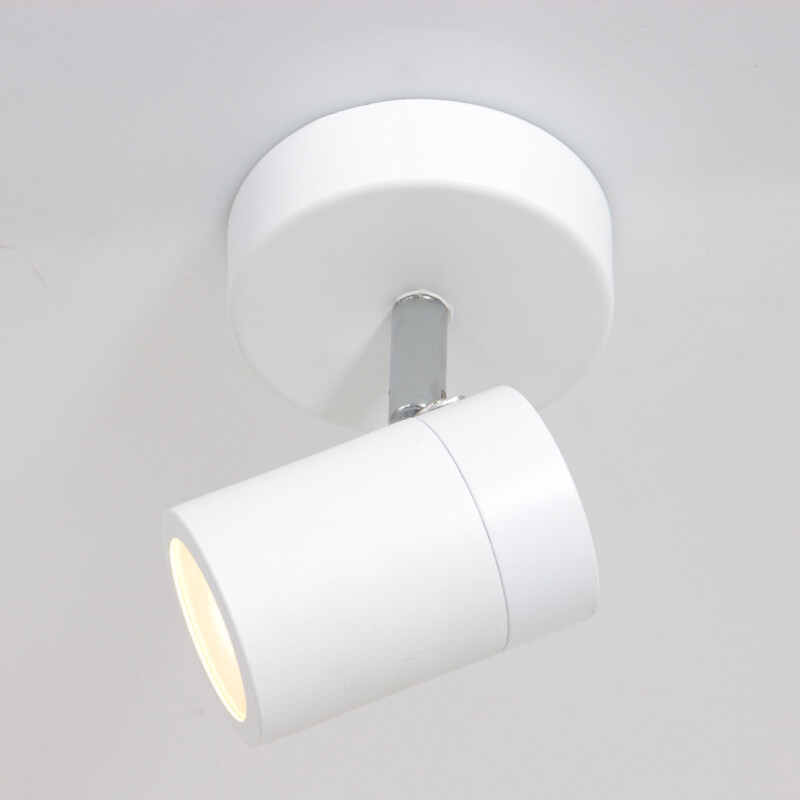 Foco moderno de metal blanco Mexlite Upround LED - Imagen 12