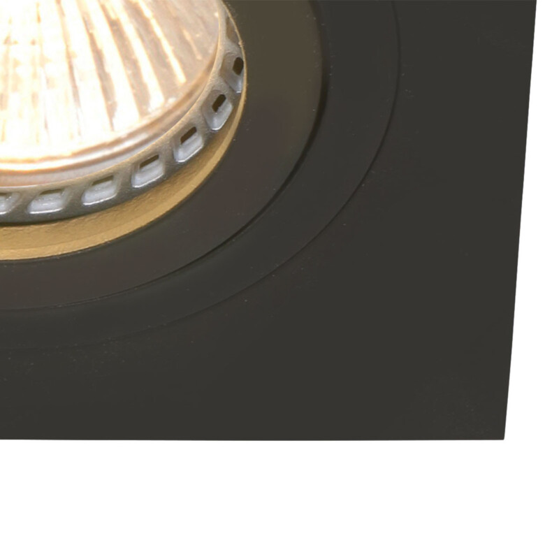 Foco empotrable cuadrado negro Mexlite Square - Imagen 5