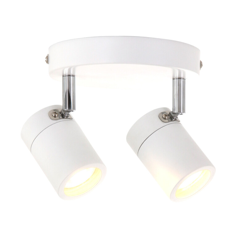 Foco moderno de metal blanco Mexlite Upround LED - Imagen 11