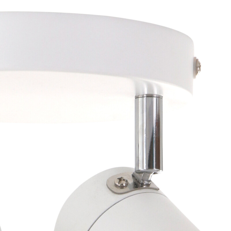 Foco moderno de metal blanco Mexlite Upround LED - Imagen 5