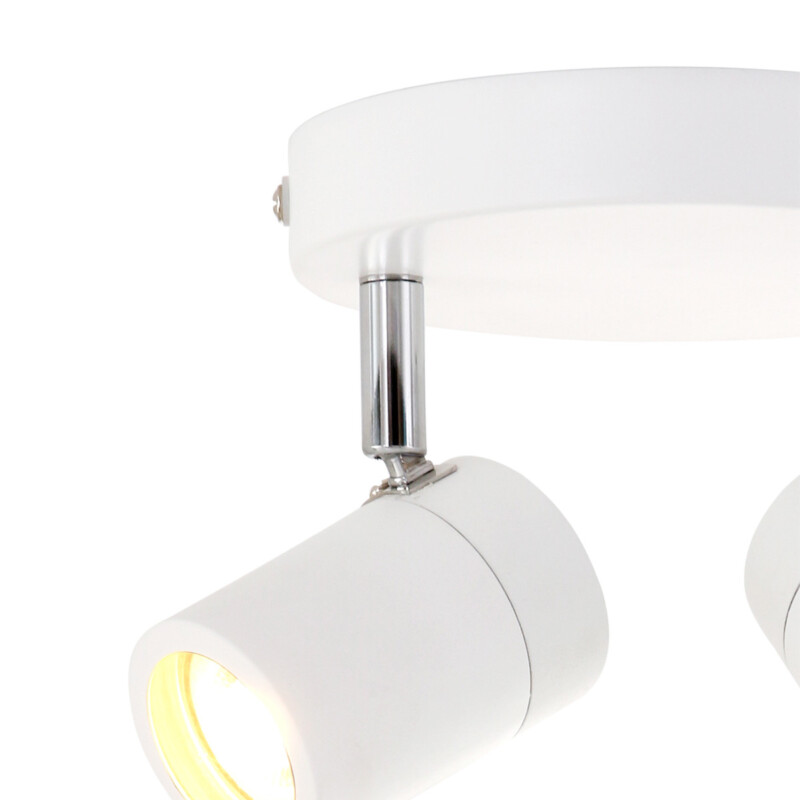 Foco moderno de metal blanco Mexlite Upround LED - Imagen 6
