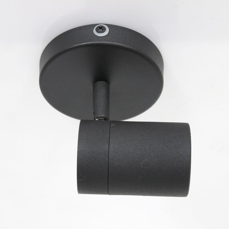 Foco moderno de metal negro Mexlite Upround LED - Imagen 11