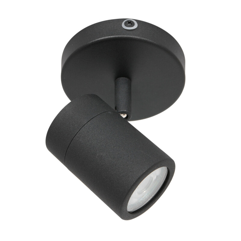 Foco moderno de metal negro Mexlite Upround LED - Imagen 13