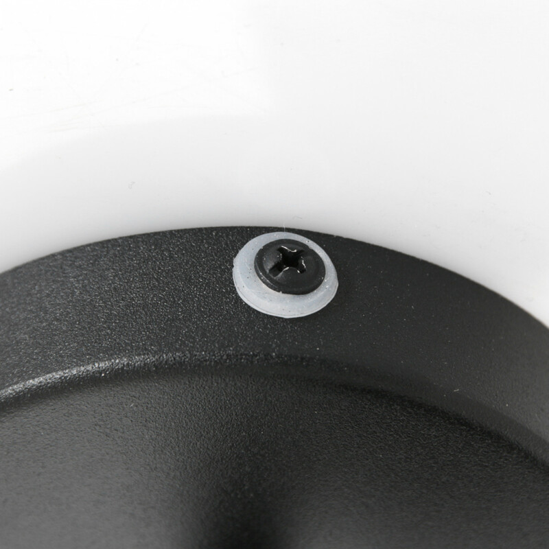 Foco moderno de metal negro Mexlite Upround LED - Imagen 3