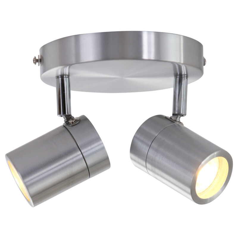 Foco moderno de acero de metal Mexlite Upround LED - Imagen 2