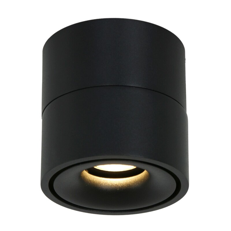 Foco moderno de metal y plástico negro Mexlite Fez Black - Imagen 10